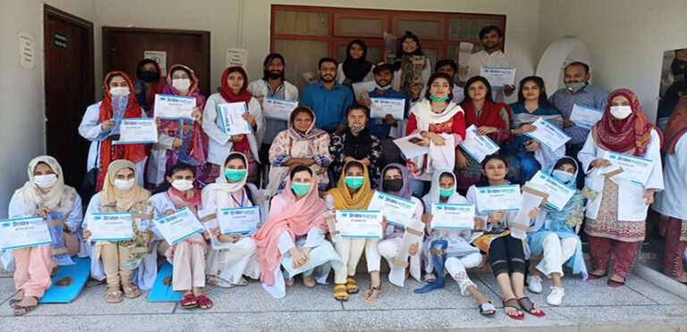 1st module of Hands On Training in Multan concluded at Strides Healthcare